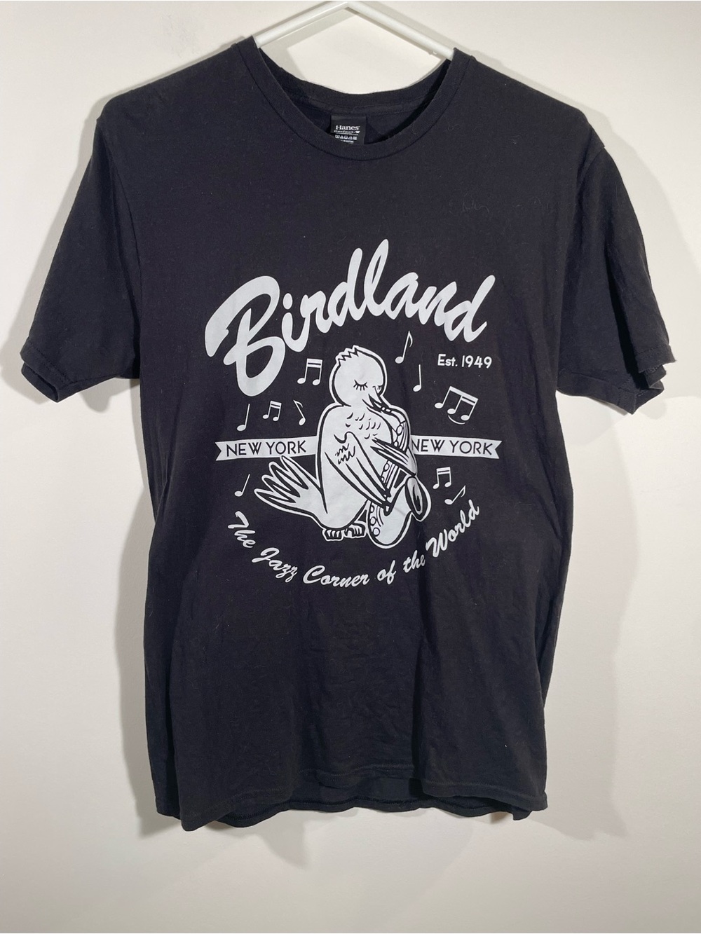 Birdland Jazz Club New York crewneck tshirt M